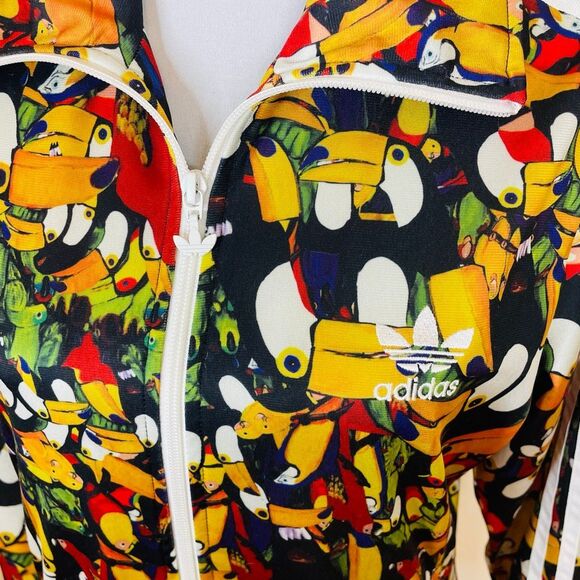 Adidas x Farm Rio Firebird Tucanario Track Jacket Size Medium - Picture 3 of 12